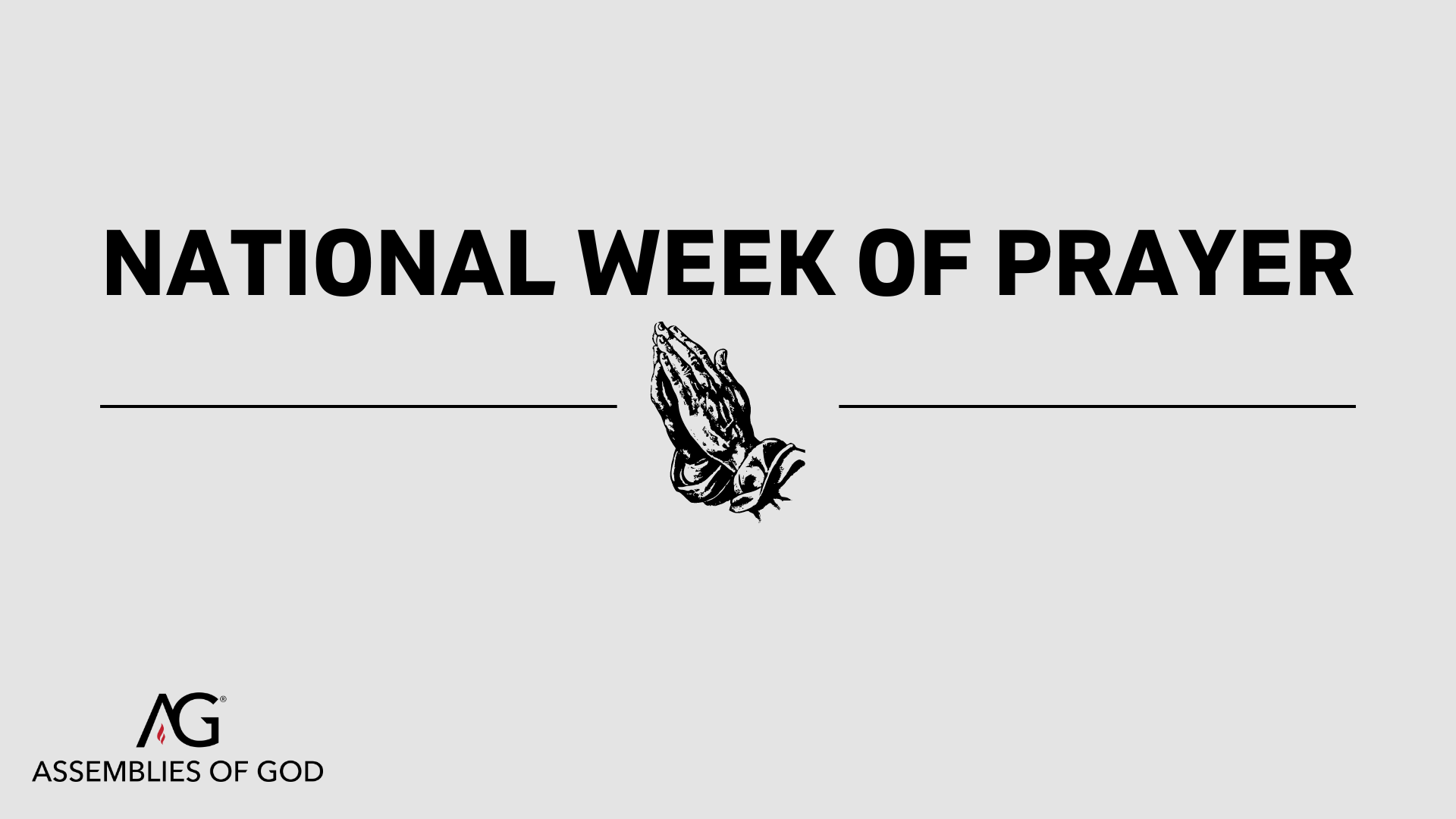 National Week of Prayer NMN